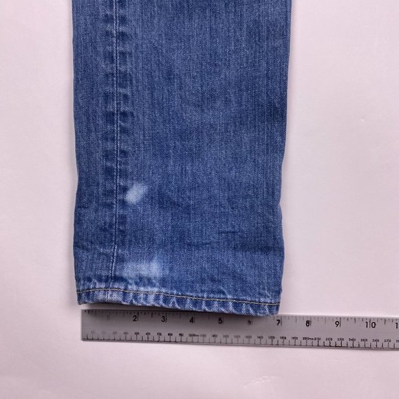 Abercrombie & Fitch The A&F Skinny Jeans Mens 32 x 34 Measures 33 x 35 Blue - Picture 12 of 14